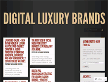 Tablet Screenshot of luxurydigital.com
